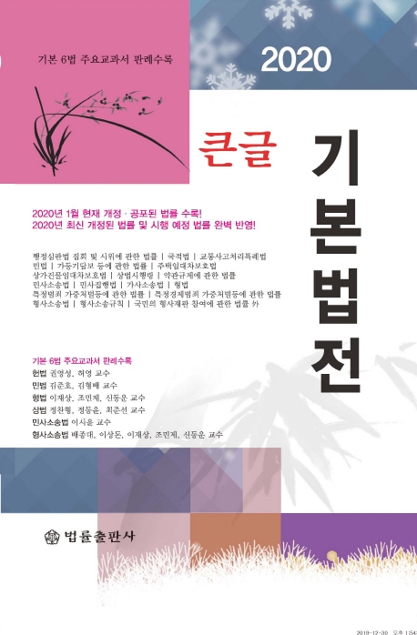 2020 큰글 기본법전