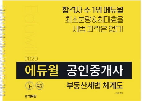 2020 에듀윌 공인중개사 부동산세법 체계도