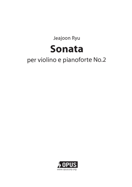Sonata per violino e piano forte No.2